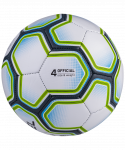Мяч футзальный Jögel Star №4, белый/синий/зеленый (4)