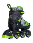 Раздвижные роликовые коньки Alpha Caprice CK-SK-P320-33 Green (антистресс обезьяна в подарок)