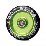 Колесо FOX PRO Flat Solid 110мм зеленый/черный, black/green