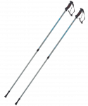 Скандинавские палки Berger Oxygen, 77-135 см, 2-секционные, серебристый/голубой