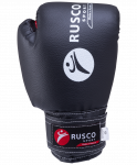 Перчатки боксерские, Rusco 10oz, к/з, черный