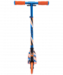 Самокат Ridex 2-колесный Flow 125 мм, синий/оранжевый
