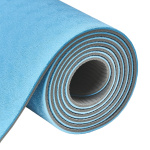 Коврик для йоги TORRES Comfort 4 YL10064, толщина 4 мм, TPE, голубой