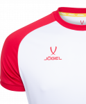 Футболка игровая Jögel CAMP Reglan Jersey, белый/красный