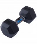 Гантель гексагональная Starfit DB-301 14 кг, обрезиненная, черный