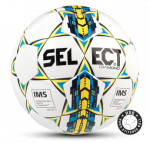 Мяч футбольный SELECT DIAMOND IMS, 810015-052 бел/жёл/син, размер 5