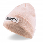 Шапка спортивная зимняя PUMA Classic Cuff Beanie, 02343407, розовый (Универсальный)