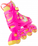 Ролики раздвижные Ridex Wing Pink, пластиковая рама