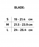 БЕЗ УПАКОВКИ Ролики раздвижные Ridex Blade Black, алюминиевая рама (M (35-38))