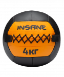 Медбол Insane IN24-WB100, 4 кг, оранжевый