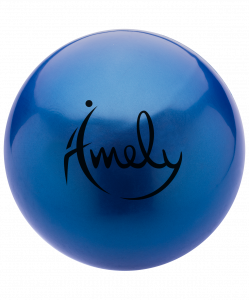 Мяч для художественной гимнастики Amely AGB-301 15 см, синий ― купить в Москве. Цена, фото, описание, продажа, отзывы. Выбрать, заказать с доставкой. | Интернет-магазин SPORTAVA.RU