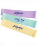 Фитнес-резинки Starfit ES-203 латекс, комплект пастель, 3 шт, эспандеры