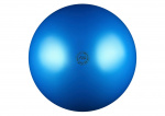 Мяч для художественной гимнастики Нужный спорт FIG 19 см металлик 420гр AB2801 (синий)