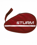 Чехол для ракетки для настольного тенниса Sturm CS-01, для одной ракетки, красный
