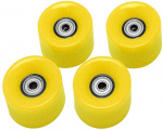 Набор колес для миниборда цвет желтый Atemi (подшипник ABEC-5), AW-18.05