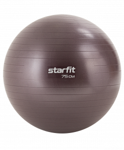 БЕЗ УПАКОВКИ Фитбол Starfit GB-111 антивзрыв, 1200 гр, кофейный, 75 см ― купить в Москве. Цена, фото, описание, продажа, отзывы. Выбрать, заказать с доставкой. | Интернет-магазин SPORTAVA.RU