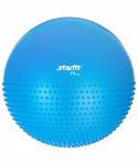 УЦЕНКА Мяч гимнастический полумассажный Starfit GB-201 75 см, антивзрыв, синий
