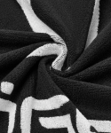 Полотенце спортивное JÖGEL ESSENTIAL Towel L, 70х140, черный/белый
