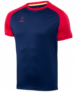 Футболка игровая JÖGEL CAMP Reglan Jersey, темно-синий/красный ― купить в Москве. Цена, фото, описание, продажа, отзывы. Выбрать, заказать с доставкой. | Интернет-магазин SPORTAVA.RU