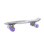 Круизер MaxCity Plastic Board X1 Metallic Small silver