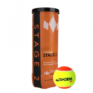 Мячи для большого тенниса детские DIADEM Stage 2 Orange Ball, BALL-CASE-OR, 8-10 лет, упаковка 3 мяча ― купить в Москве. Цена, фото, описание, продажа, отзывы. Выбрать, заказать с доставкой. | Интернет-магазин SPORTAVA.RU