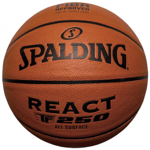 Мяч баскетбольный Spalding TF-250 React 76968z, размер 6, FIBA Approved (6) ― купить в Москве. Цена, фото, описание, продажа, отзывы. Выбрать, заказать с доставкой. | Интернет-магазин SPORTAVA.RU