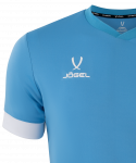 Футболка игровая Jögel DIVISION PerFormDRY Union Jersey, голубой/белый/белый