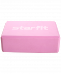 Блок для йоги Starfit YB-200 EVA, розовый пастель