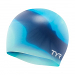 Шапочка для плавания TYR Multi Silicone Cap, LCSM-977, синий (Senior)