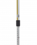 УЦЕНКА Скандинавские палки Berger Blade, 77-135 см, 2-секционные, серебристый/желтый/черный