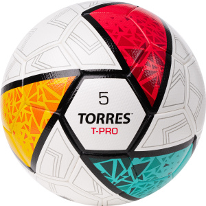 Мяч футбольный TORRES T-Pro F323995, размер 5 (5) ― купить в Москве. Цена, фото, описание, продажа, отзывы. Выбрать, заказать с доставкой. | Интернет-магазин SPORTAVA.RU