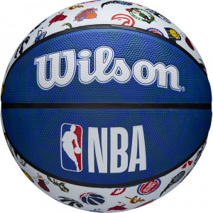 Мяч баскетбольный Wilson NBA All Team WTB1301XBNBA, размер 7 (7) ― купить в Москве. Цена, фото, описание, продажа, отзывы. Выбрать, заказать с доставкой. | Интернет-магазин SPORTAVA.RU