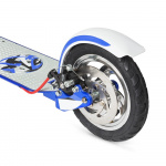 Самокат Trolo City Breake Air 205мм ножной+ручной дисковый тормоз, синий