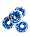 Комплект колес для роликов SW-601, PU, синий