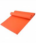 Коврик для йоги FM-101 PVC 173x61x0,3 см, оранжевый