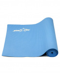 Коврик для йоги Starfit FM-101, PVC, 173x61x0,5 см, синий