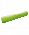 Коврик для йоги Starfit FM-102, PVC, 173x61x0,5 см, с рисунком, зеленый