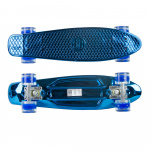 Круизер MaxCity Plastic Board X1 Metallic Small blue