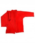 Куртка для самбо 550г/м2 красная р.46