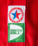 Куртка для самбо Green Hill JS-302, красная, р.1/140