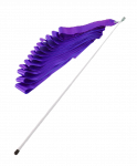 Лента для художественной гимнастики 6 м, с палочкой 56 см, фиолетовая