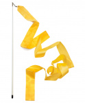 Лента для художественной гимнастики В4 PD-01, 6 м, с палочкой 56 см, желтая