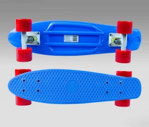 Мини скейтборд MaxCity Plastic Board X1 Small синий ― купить в Москве. Цена, фото, описание, продажа, отзывы. Выбрать, заказать с доставкой. | Интернет-магазин SPORTAVA.RU