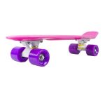 Мини скейтборд MaxCity Plastic Board X1 Small розовый