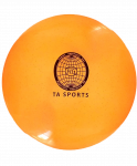 Мяч для художественной гимнастики 20 см, 400 г, оранжевый с блестками