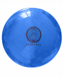 Мяч для художественной гимнастики 20 см, 400 г, синий с блестками