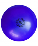 Мяч для художественной гимнастики АВ2801, 19 см, 400 г, синий