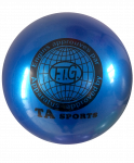 Мяч для художественной гимнастики RGB-101,15 см, синий