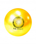 Мяч для художественной гимнастики Т11, 15 см, желтый