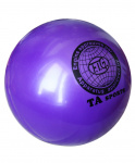 Мяч для художественной гимнастики T8, 19 см, 400 г, фиолетовый